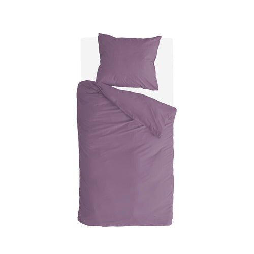 Byrklund - Dekbedovertrek Pure & Plain - 140x220 cm - Paars