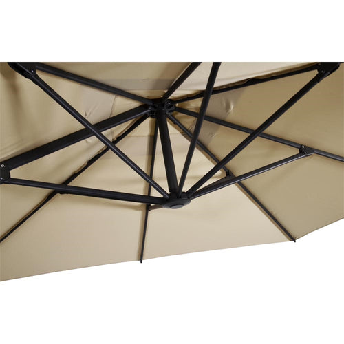 Lesli Living push-up parasol Libra - beige - 250x250cm