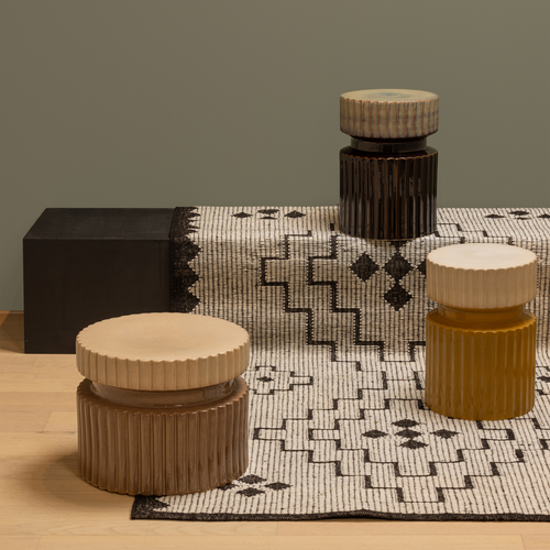 WOOOD vloerkleed Omari - Wol/Jute - Naturel/Zwart - 1x160x230 - vtwonen shop