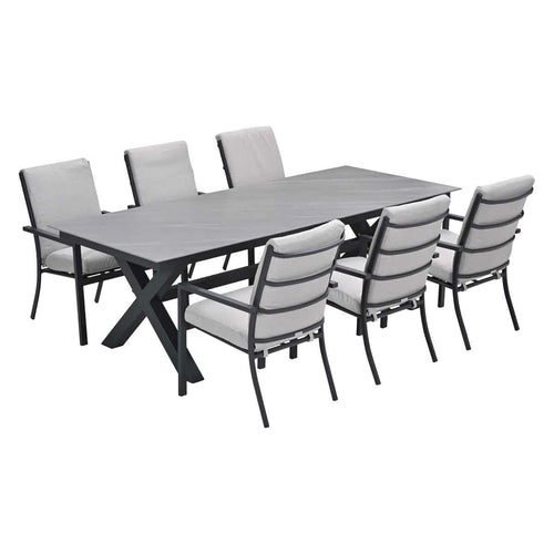 Garden Impressions tuinset Senja - sintra - Napoli sand - 240x100 cm - 7-delig