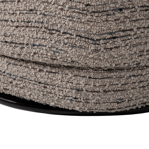 WOOOD draaifauteuil Atty - Grove Melange - Beige - 75x74x65