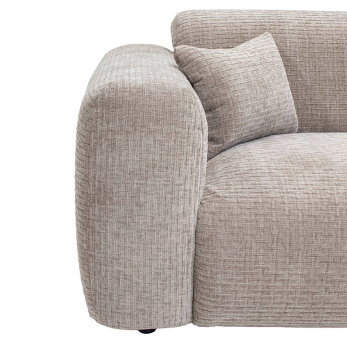 Giga Meubel 2-Zits Bank Dijon - Taupe Stof - 205x100x73cm - vtwonen shop