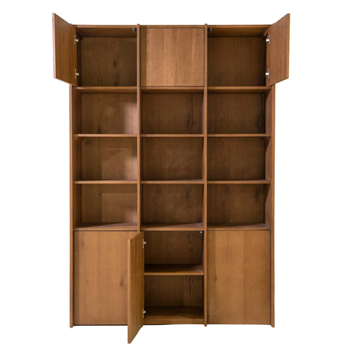 DÉJA Living Wandkast Soria - Bruin Eiken - 135x40x200cm