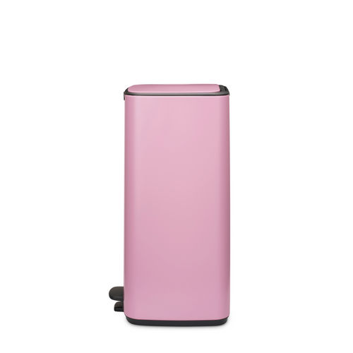 Brabantia Bo Pedaalemmer, 30 liter, stil sluitend, kunststof binnenemmer - Lilac Pink