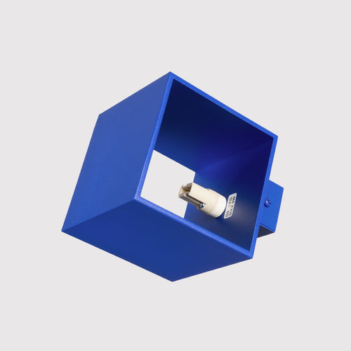 Sollux Lighting Wandlamp QUAD 1 ultramarijn - 10x12x10cm
