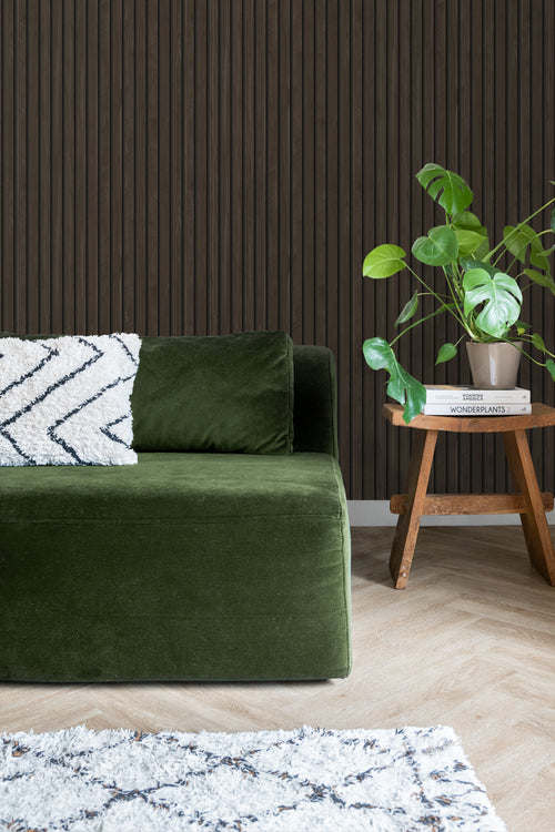 ESTAhome behang houten wandpanelen 3d donkerbruin - 53 cm x 10.05 m - 139610 - vtwonen shop