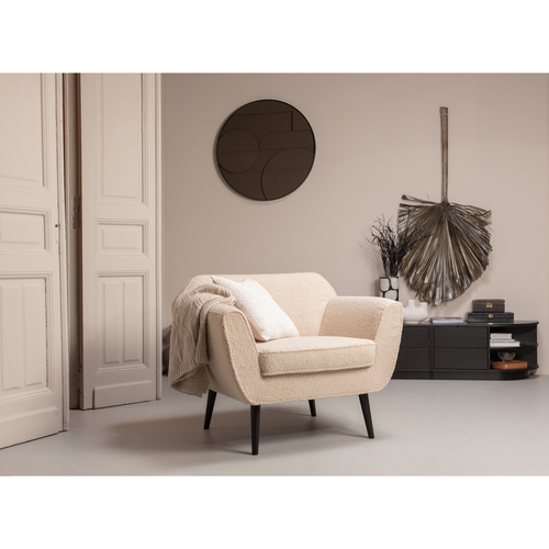 WOOOD fauteuil Rocco - Teddy - Zand - 75x92x81 - vtwonen shop