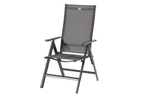Hartman Tuinstoel Aruba - Antraciet - Verstelbaar - Zithoogte 44cm - Set van 2 - vtwonen shop