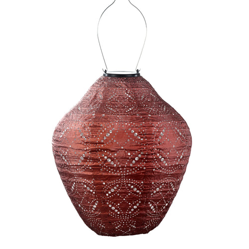 Lumiz solar lampion - mandela jar - 30 cm - koper - vtwonen shop