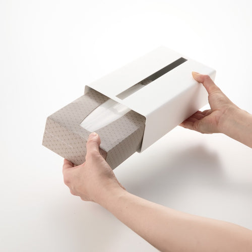 Yamazaki Vertical Tissuebox - Tower - Wit - vtwonen shop