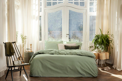 Walra - Dekbedovertrek Sweet Softy - 260x220 cm - Groen