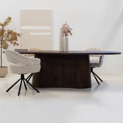 Giga Meubel Eettafel Jessie - Organisch - Mangohout - 220cm - vtwonen shop