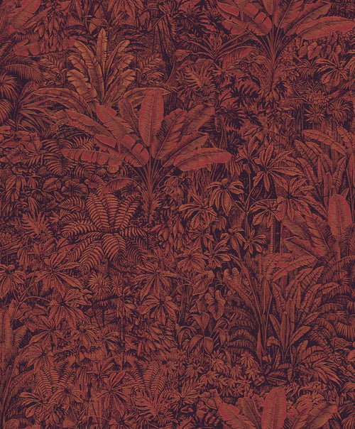 Masureel behang jungle-motief rood - 53 cm x 10.05 m - 630087 - vtwonen shop