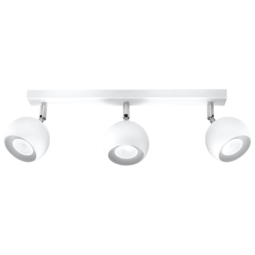 Sollux Lighting Plafondlamp OCULARE 3 wit - 45x10x16cm