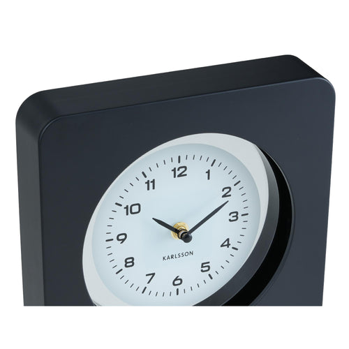 Karlsson wandklok New Vintage - zwart - Ø22cm