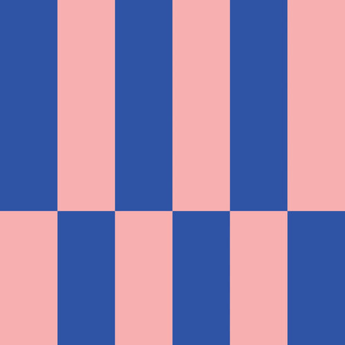 ESTAhome behang streep roze en koningsblauw - 50 x 900 cm - 130921 - vtwonen shop