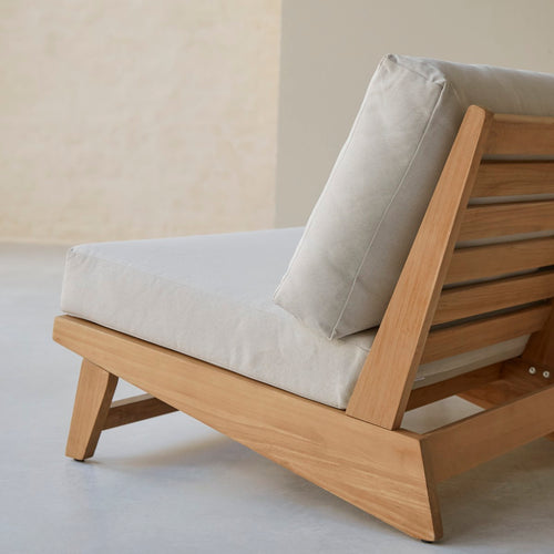 Tikamoon 2-zitsbankje van massief teakhout - Wit - vtwonen shop