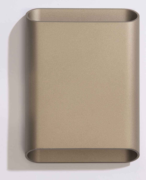 Artdelight wandlamp Diaz - 2 lichts - 4  x 20   cm - champagne