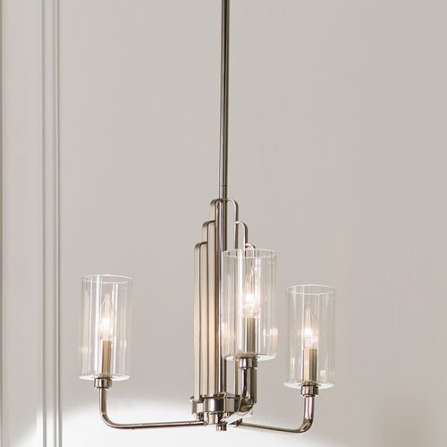 Elstead Kichler Kimrose Multi Arm Hanglamp Gepolijst Nikkel