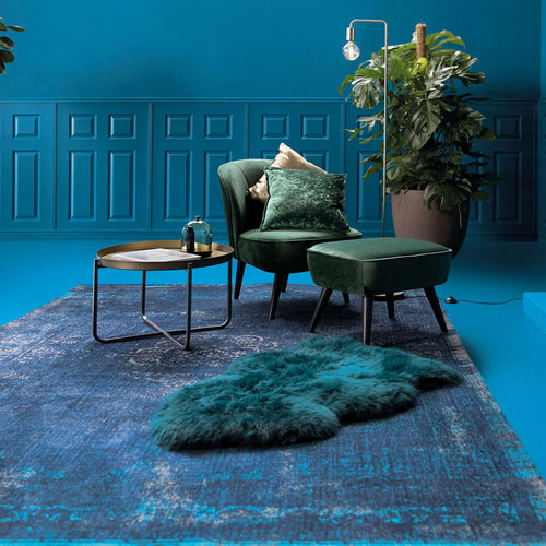 Ecorugs vloerkleed Blue Night - blauw - 170x240cm