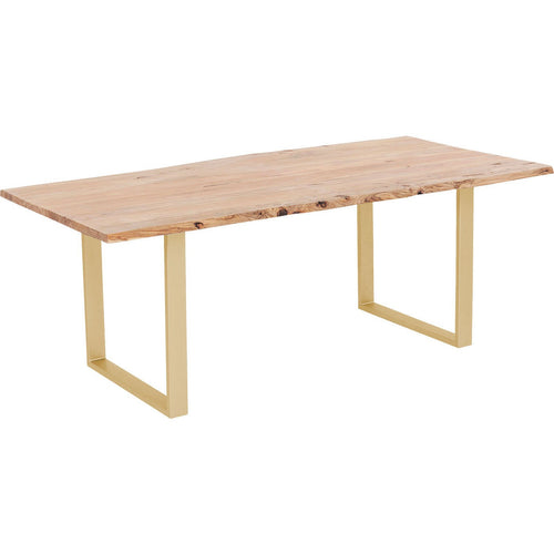 Kare Design Eettafel Harmony 160x80cm acacia goud - vtwonen shop