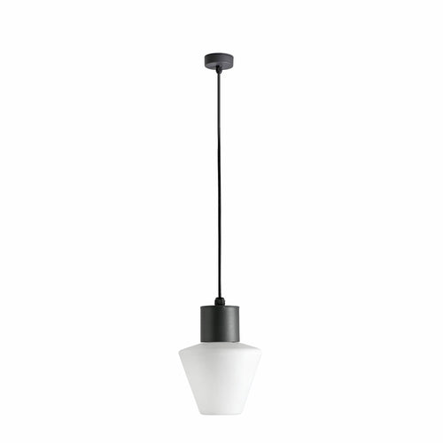 Faro Mistu Buitenplafondlamp donkergrijs 1x E27 IP44