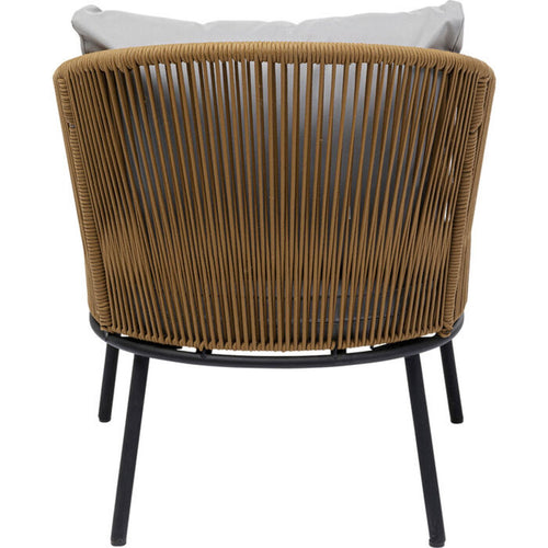 Kare Design Tuinmeubilair Elba 4-Zits bruin