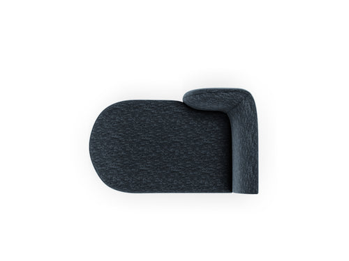 Micadoni linker meridiaan Miley chenille, koningsblauw - 156x90x70cm