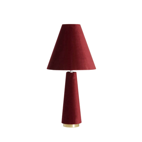 Light & Living tafellamp Devia - rood - Ø30cm