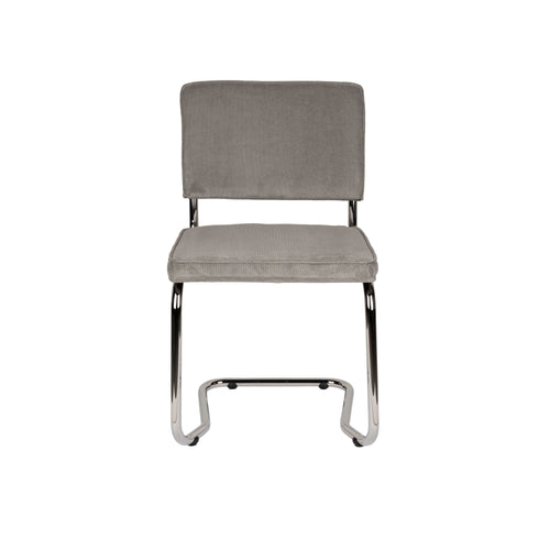 Zuiver Ridge Rib Kink Eetkamerstoelen  Lichtgrijs - Set van 2 - vtwonen shop