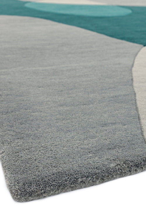 Vloerkleed MOMO Rugs Matrix MAX57 Arc Teal 120x170 cm - vtwonen shop