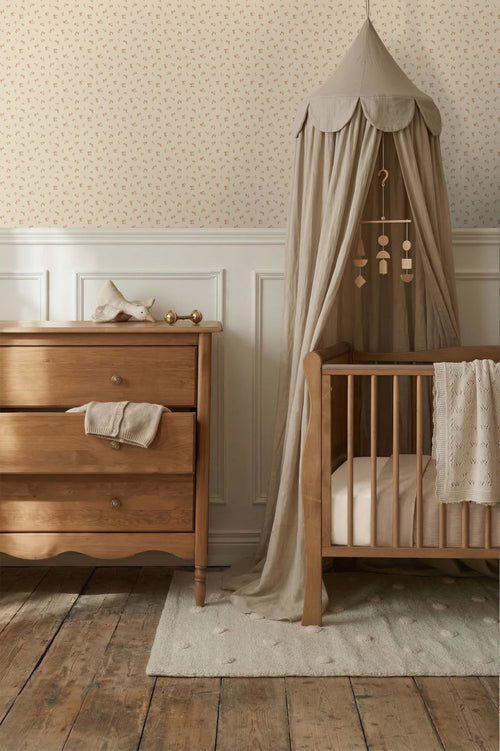 ESTAhome behang vintage bloemetjes beige - 53 cm x 10.05 m - 139834