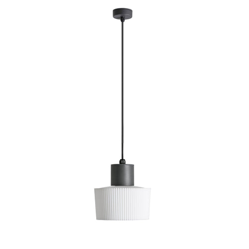 Faro Muffin Buitenplafondlamp donkergrijs 1x E27 IP44