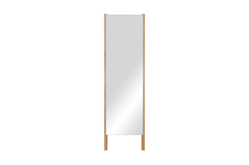 noo.ma Lun Leaning Mirror - Staande spiegel massief eiken 171,5 x 54 x 9 cm