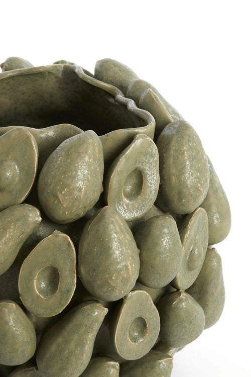 Light & Living vaas AVOCADO - 36x35.5x31.5cm - groen