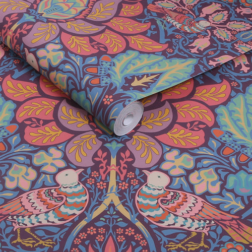 William Morris at Home Vliesbehang - Dove & Rose Carnival - 1000x52