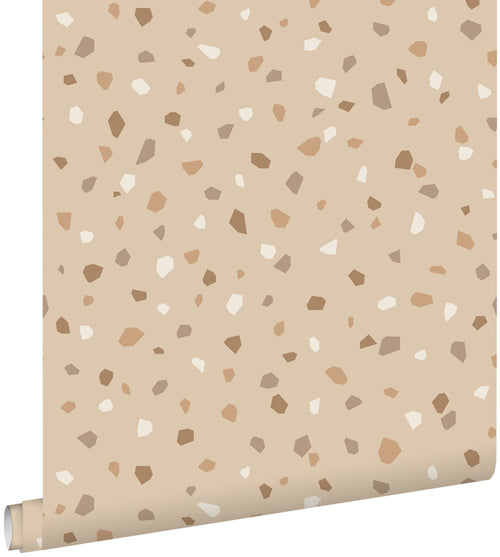 ESTAhome behang terrazzo lichtbeige - 50 x 900 cm - 139826 - vtwonen shop