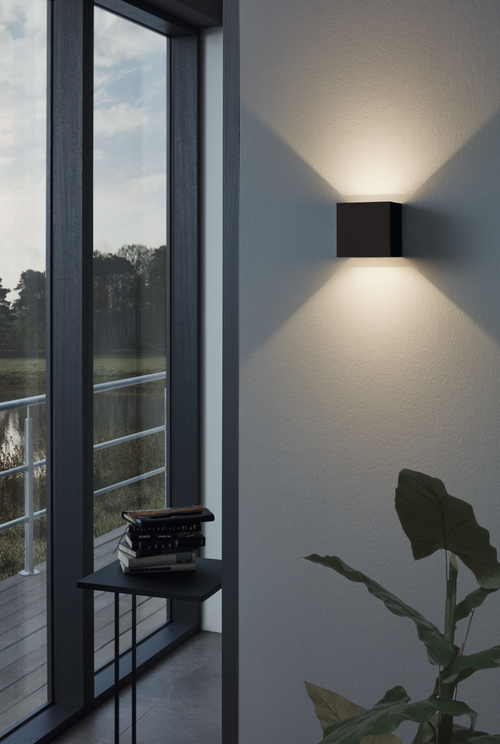 EGLO wandlamp voor buiten Calpino - smd led module - ip54 - antraciet - vtwonen shop
