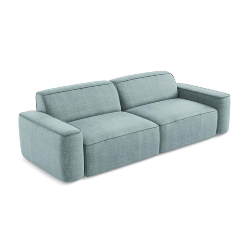LaMiaSofa 4-zits bank Melissa - textuurstof - jeans - 244x102x70