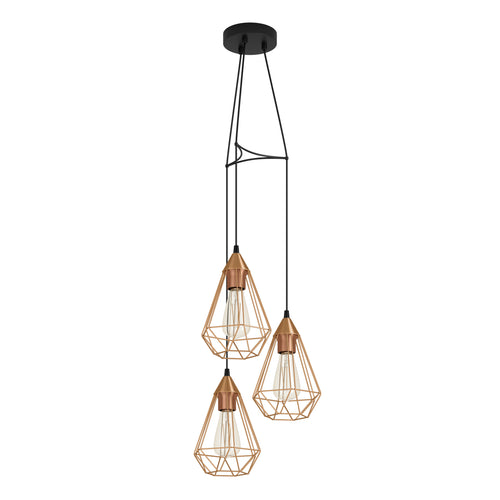 EGLO hanglamp Tarbes - e27 - ø 31 cm - zwart/koper - vtwonen shop