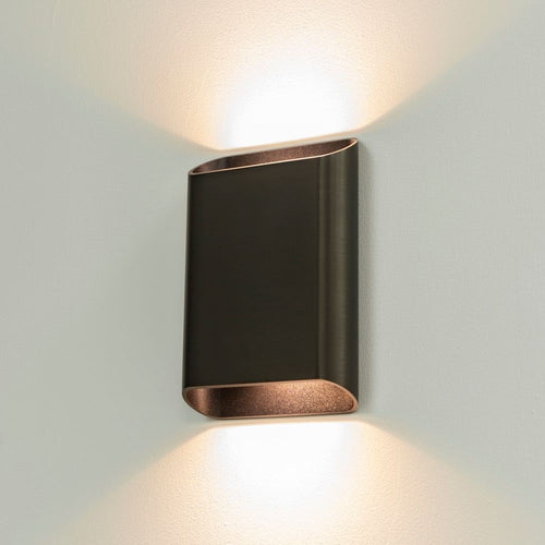 Artdelight Wandlamp Diaz L - Donker Antiek Brons - Dim To Warm