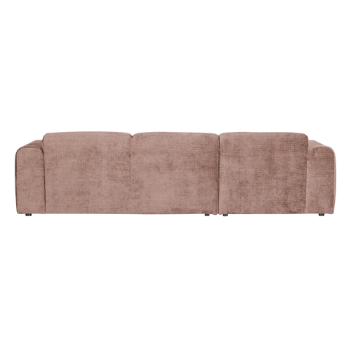 WOOOD chaise longue bank links Cloud - Chenille - Taupe - 80x280x165