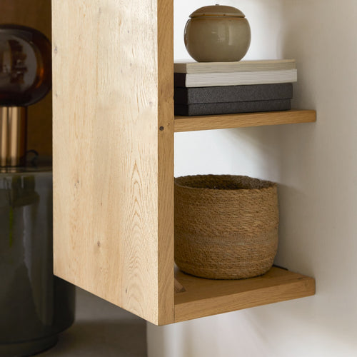 Tikamoon Massief eikenhouten wandplank - Naturel - vtwonen shop