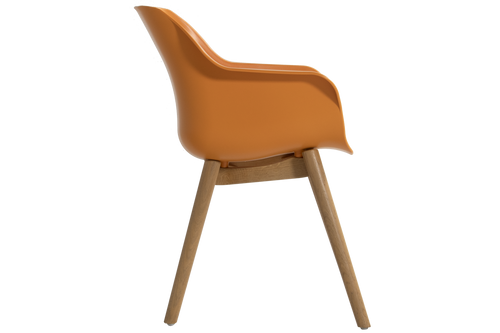 Hartman Tuinstoel Sophie - Oranje/Naturel - Set Van 2 - vtwonen shop