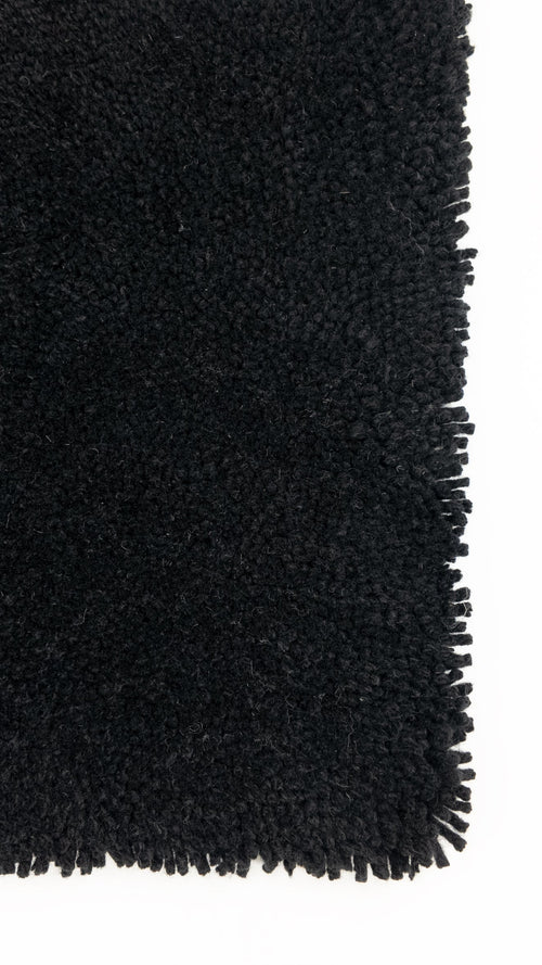 Vloerkleed MOMO Rugs Opus Plain Black 300x400 cm - vtwonen shop