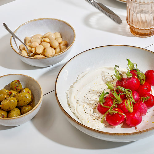 Salt & Pepper - Kom 14xH4,5cm wit Artisan - Set van 4 - vtwonen shop