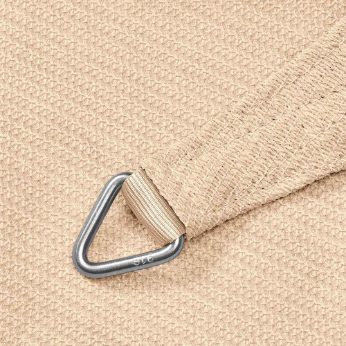 Platinum schaduwdoek Coolfit vierkant gebroken wit 3.6x3.6x3.6x3.6m