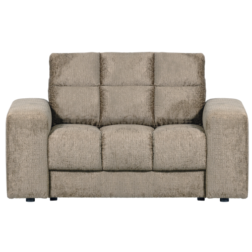 WOOOD loveseat Second Date - Structure Velvet - Wheatfield -78x136x101 - vtwonen shop