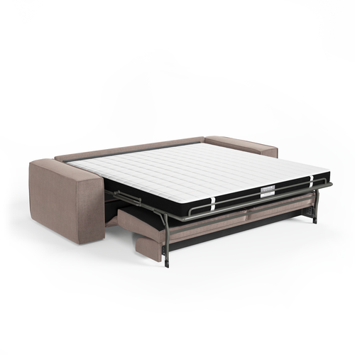 Sia Home - Slaapbank met Dunlopillo-matras, 160 cm JOAN - fluweel mol 234cm