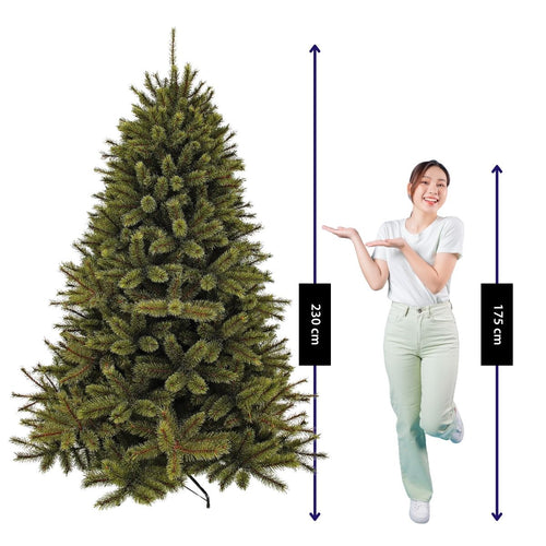 Triumph Tree Forest Frosted Boom - Kerstboom met Frosted Naaldtips voor Extra Sfeer - Kerstversiering voor Binnen en Buiten - Kunstboom van PVC met